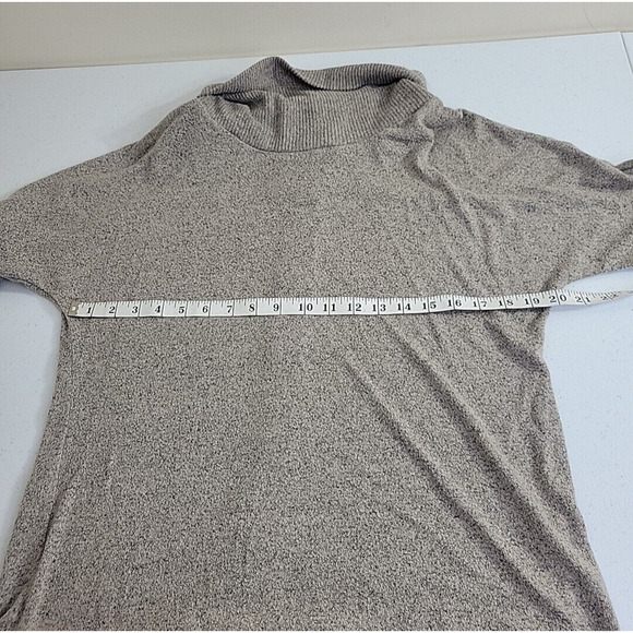 Parallel Skies Heathered Gray Cowl Neck Preppy Pullover Sweater Women's Size XL - Picture 5 of 7